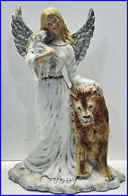 Walnut Ridge Collectibles Gossamer Wings Lydia 1995 10 Tall Angel Lamb Lion