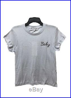 Wildfox Couture Women Angel Baby Wing Vintage Blue T-SHIRT Tee Top XS S M L