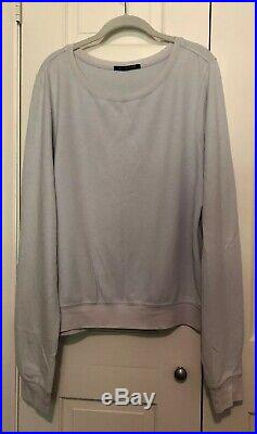 Wildfox Where I Fell From Angel Wings Sweatshirt Light Blue Size Large