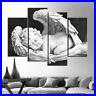 Winged_Cupid_Black_White_Angel_Framed_4_Piece_Canvas_Wall_Art_Painting_Wallpap_01_yk