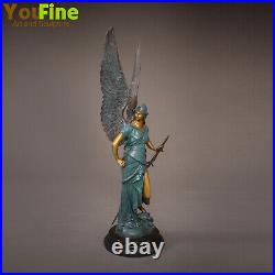 Winged Victory Bronze Sculpture Goddess of Athena Statue Large Angel Home Decor