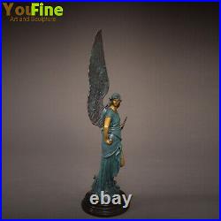 Winged Victory Bronze Sculpture Goddess of Athena Statue Large Angel Home Decor