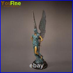 Winged Victory Bronze Sculpture Goddess of Athena Statue Large Angel Home Decor