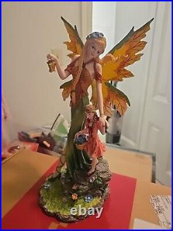 Wings Of Autumn Angel And Child Lenox Limited Edition