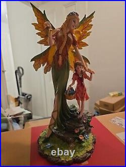 Wings Of Autumn Angel And Child Lenox Limited Edition