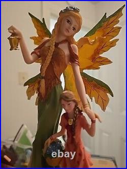 Wings Of Autumn Angel And Child Lenox Limited Edition