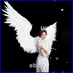 Women Wings Party Props White Feather Devil Angel Halloween Wings Large Cosplay