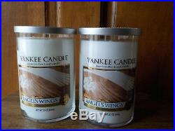Yankee Candle ANGEL'S WINGS 22 oz Large Jar Candle New 2 wick