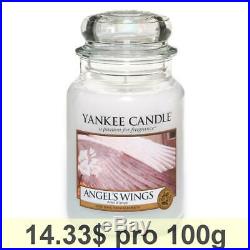 Yankee Candle Classic Large Housewarmer, Angel´s Wings Scented Candle Room Scent