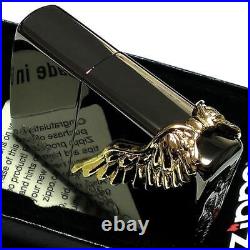 ZIPPO Angel Wing Zippo Lighter Large 3 Sided Gold Metal Black Nickel Angel Win