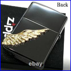 ZIPPO Lighter Angel Wing Limited Angel Wings Black Nickel Zippo Large Metal Se