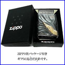 ZIPPO Lighter Angel Wing Limited Angel Wings Black Nickel Zippo Large Metal Se