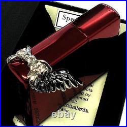 ZIPPO Lighter Limited Angel Wing Zippo Cool Angel Wings Wine Red Large Metal S