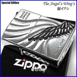 ZIPPO Limited Angel Wing Angel Wings Zippo Lighter Large Metal Silver 18