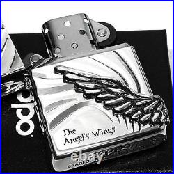 ZIPPO Limited Angel Wing Angel Wings Zippo Lighter Large Metal Silver 18