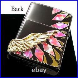 Zippo Armor Limited 100 Angel Wing Brown Titanium Large Wing Metal White Lighter