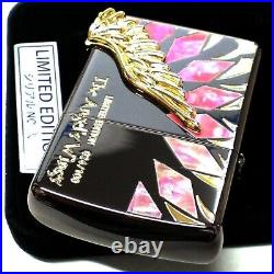 Zippo Armor Limited 100 Angel Wing Brown Titanium Large Wing Metal White Lighter