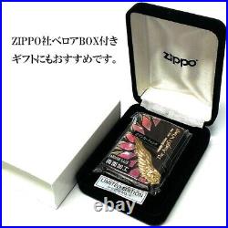 Zippo Armor Limited 100 Angel Wing Brown Titanium Large Wing Metal White Lighter